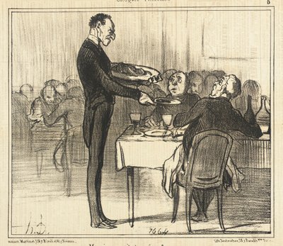 Möchte Herr Crêpes... von Honoré Daumier